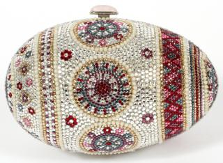 Appraisal: JUDITH LEIBER EGG MINAUDIERE JUDITH LEIBER EGG MINAUDIERE W Full