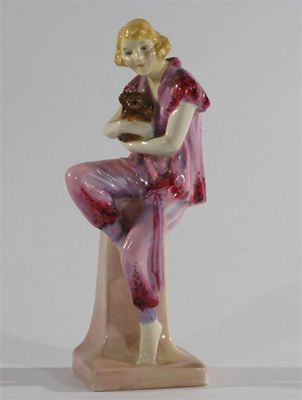 Appraisal: Lido Lady H N ' a Royal Doulton figure painted