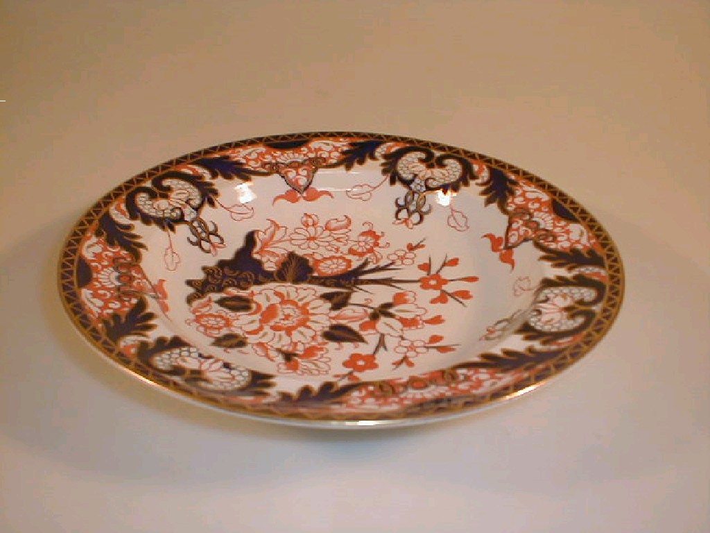 Appraisal: A Derby soup bowl in the Japan pattern circa