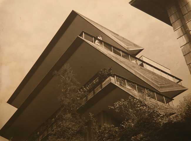 Appraisal: Man Ray photograph of the Havens House exterior view this