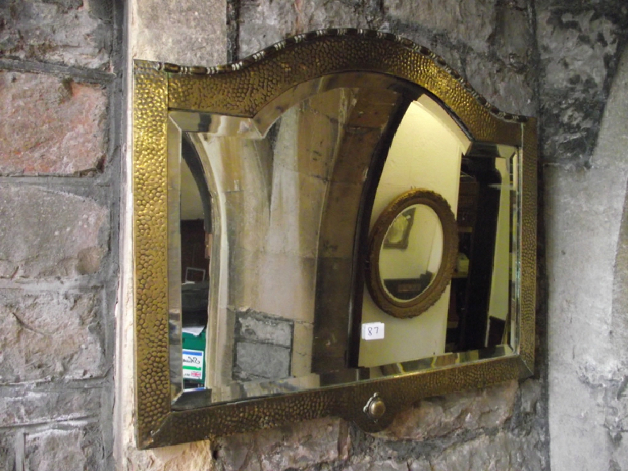 Appraisal: An early th century wall mirror in the Arts and