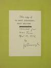 Appraisal: RARE CHAPBOOKS POETRY - Alll signed and inscribed by Poet