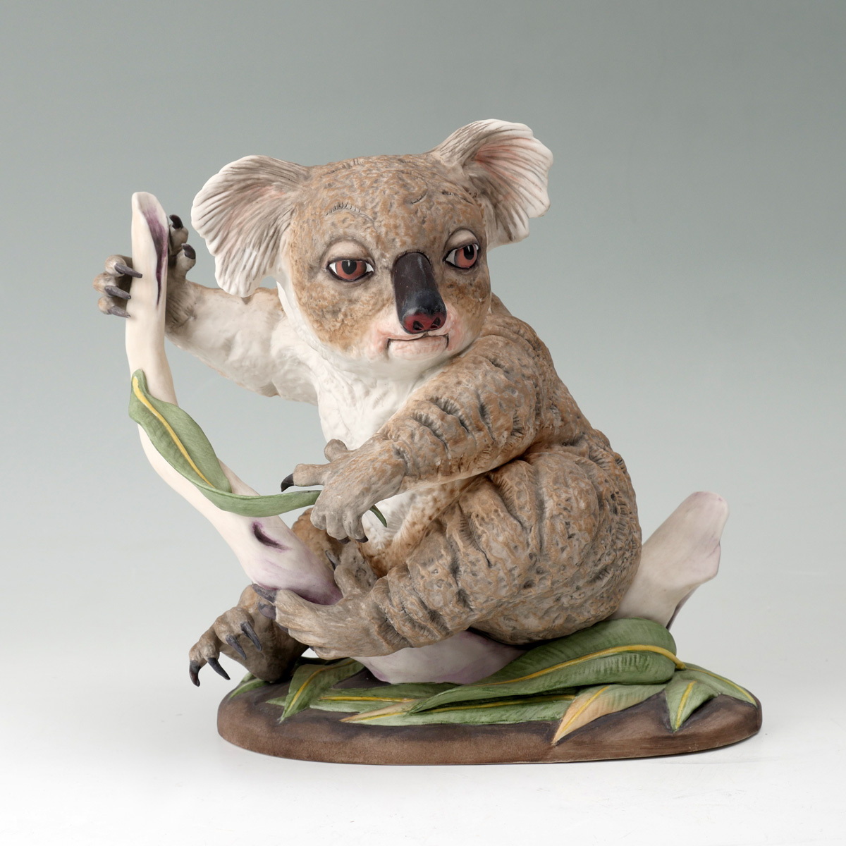 Appraisal: BOEHM BABY KOALA BEAR Boehm hand-painted porcelain ''Baby Koala'' stamp