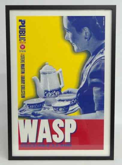 Appraisal: Movie poster ''WASP'' written by Steve Martin Sight '' x