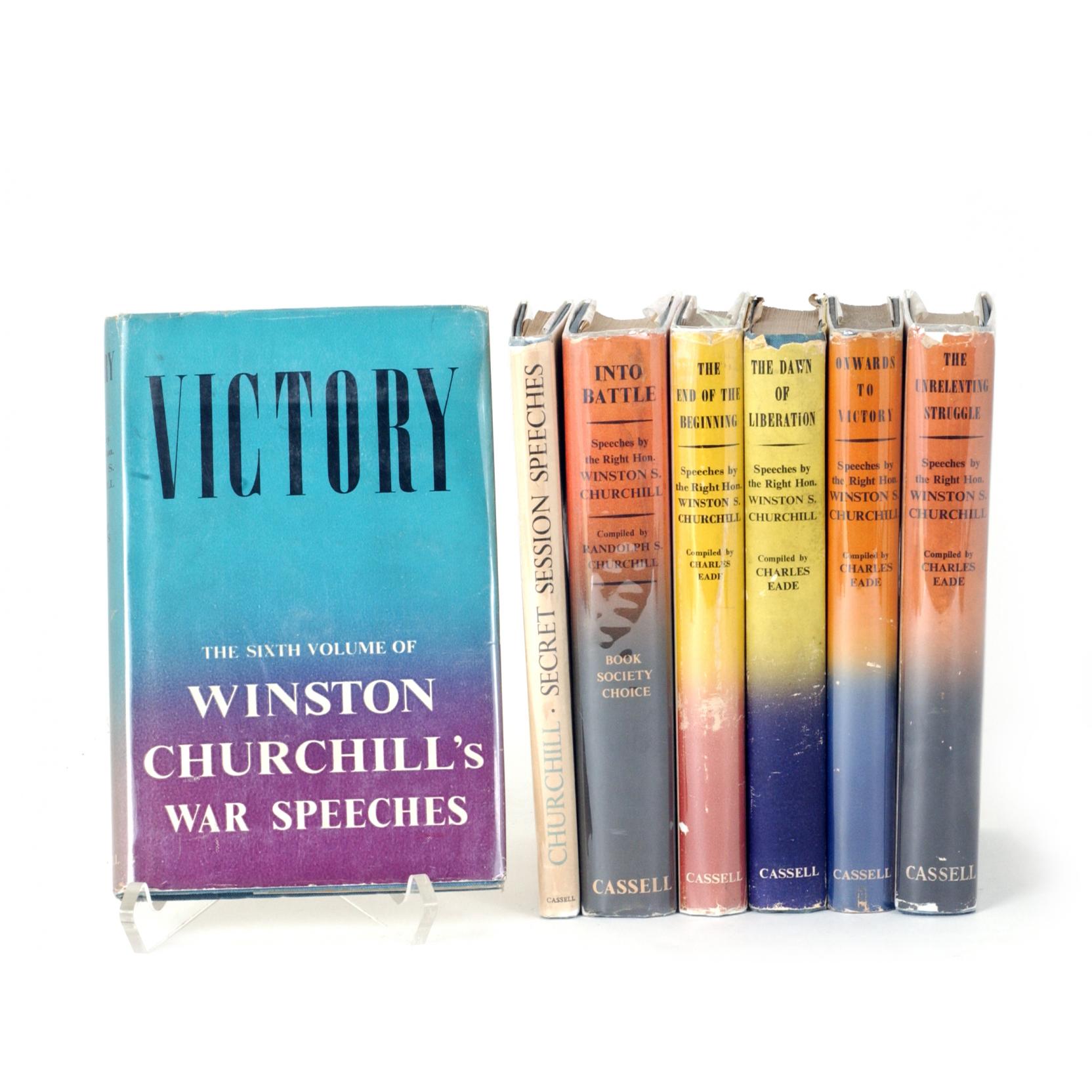 Appraisal: First Editions of Winston Churchill's War Speeches London Cassell -