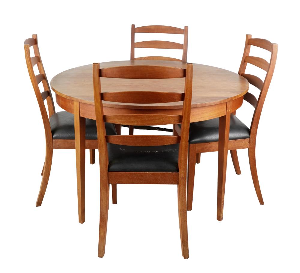 Appraisal: THOMASS MOSER CHERRY DINING SETthe chairs signed and dated comprising