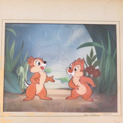 Appraisal: Vintage Walt Disney Cel Chip Dale x classic series Disneyland