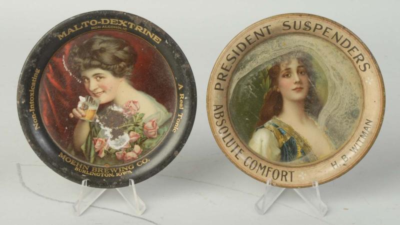 Appraisal: This lot includes trays advertising Malto-Dextrine and President Suspenders Condition