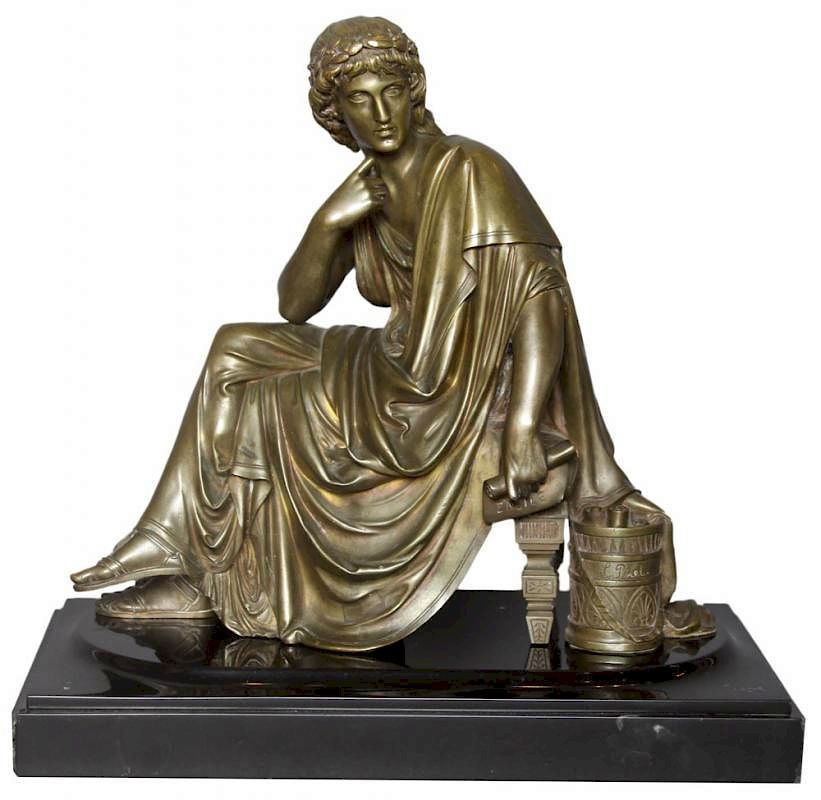 Appraisal: A Bronze Figure of the Poet Virgil th century Bronze