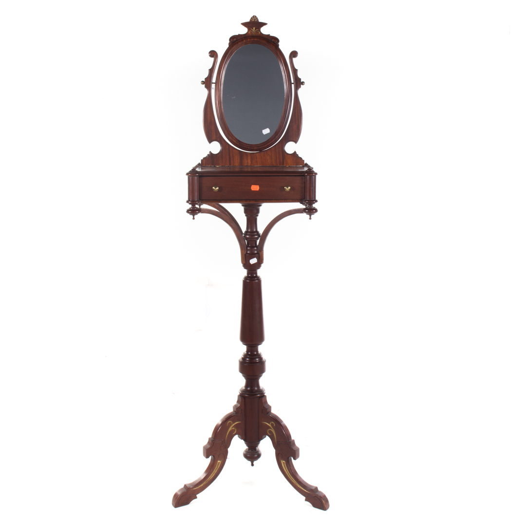 Appraisal: Mahogany shaving stand