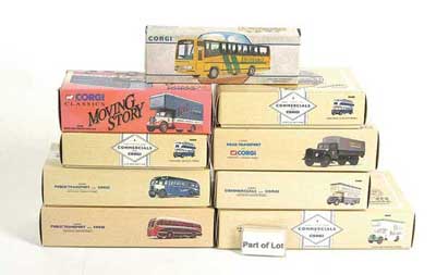 Appraisal: Corgi Classics th scale Commercials - to include Barnados Bedford