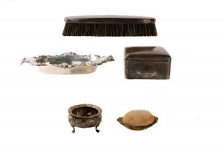 Appraisal: Group of American Silver Table Dresser Pieces A group of