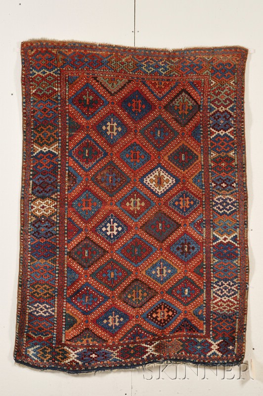 Appraisal: Sarkisla Rug East Anatolia last quarter th century crude crease