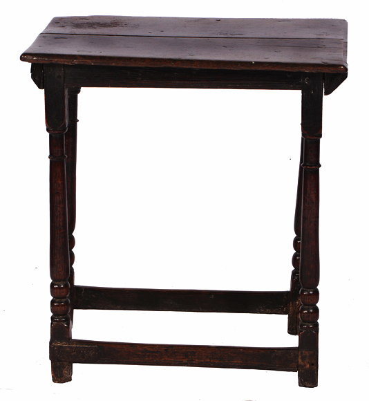 Appraisal: A TH CENTURY AND LATER RECTANGULAR TOPPED OCCASIONAL TABLE with