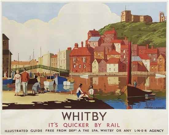 Appraisal: HAUFF K WHITBY LNER lithograph in colours c cond B