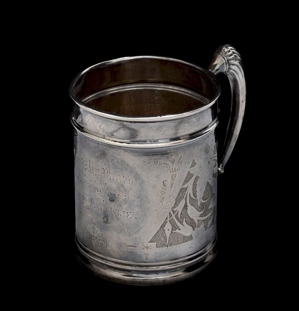 Appraisal: An American Silver Mug An American Silver Mug Whiting Manufacturing