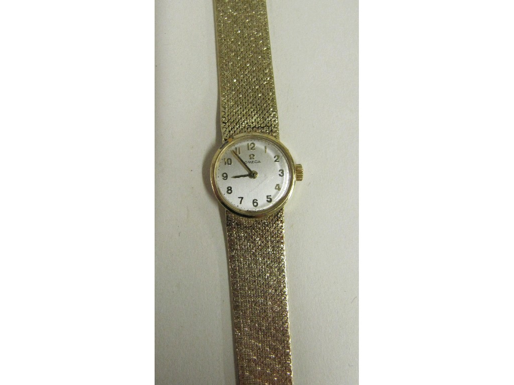 Appraisal: Ladies ct gold Omega wrist watch with round cream dial