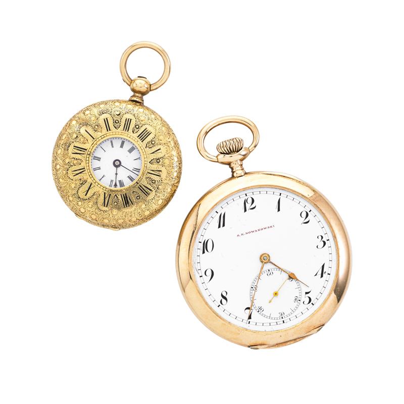 Appraisal: ULYSSE NARDIN OR VACHERON GOLD POCKET WATCHES Condition Report U