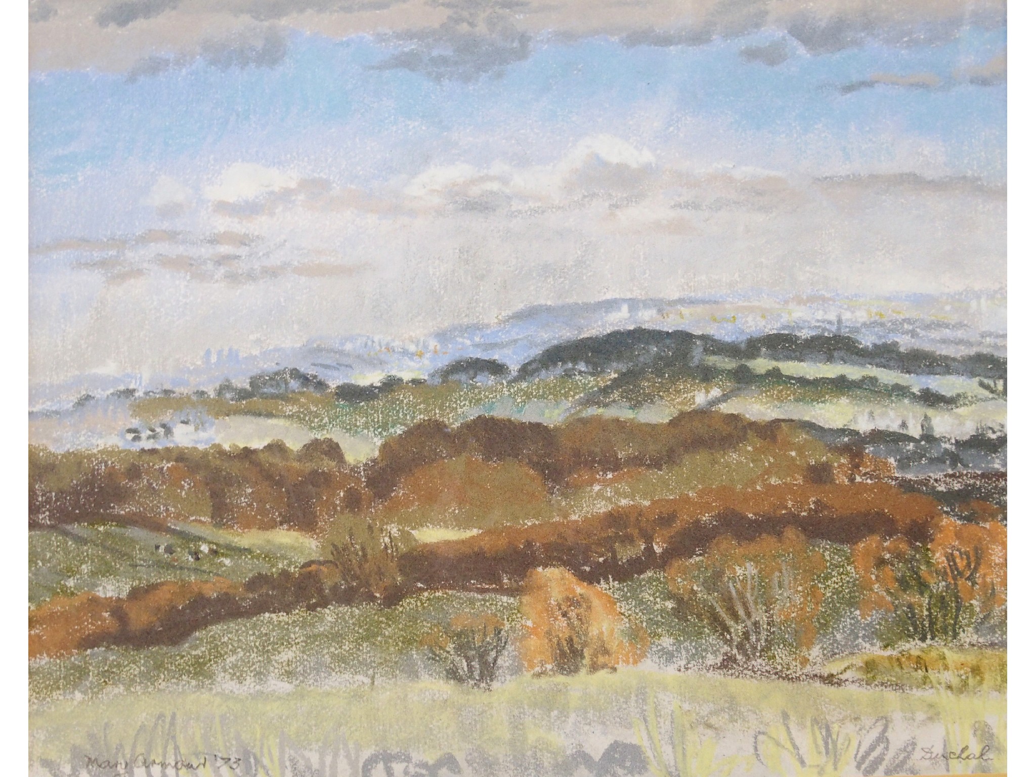 Appraisal: MARY NICOL NEILL ARMOUR RSA RSW Scottish - VIEW FROM