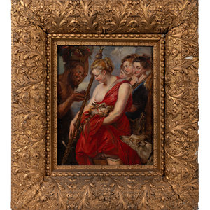 Appraisal: After Peter Paul Rubens Flemish - Diana Returning from the