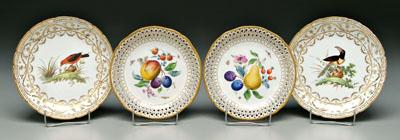 Appraisal: Porcelain bowls two Berlin two bowls with reticulated and gilt