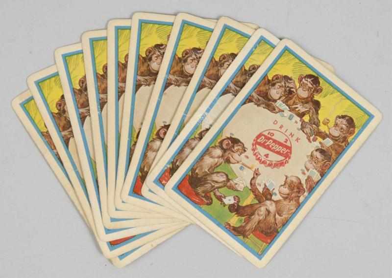 Appraisal: Lot of Dr Pepper Monkey Playing Cards Description s to