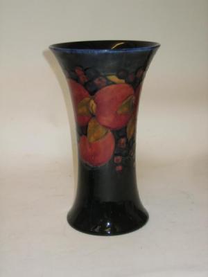 Appraisal: A MOORCROFT POTTERY VASE c of waisted form tube lined