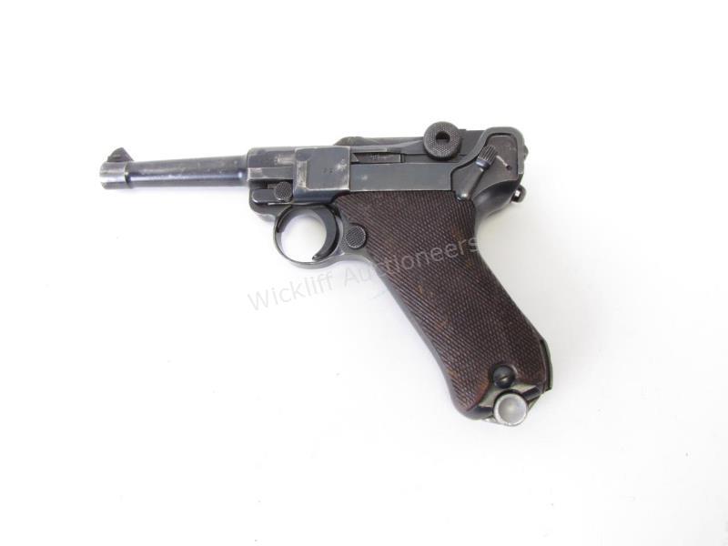 Appraisal: Mauser German Contract Luger Pistol-Round barrel Chambered in mm Steel