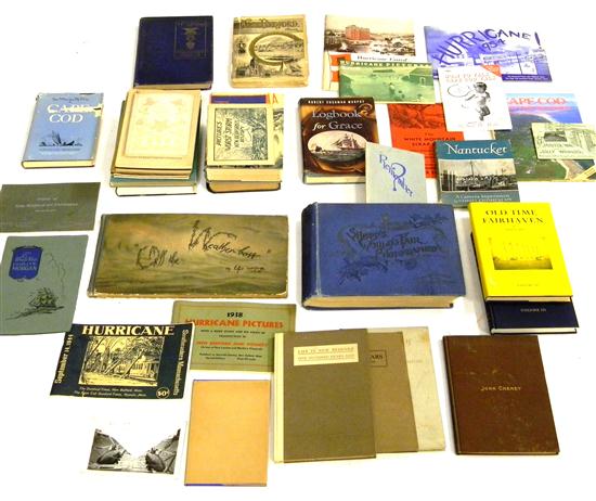 Appraisal: BOOKS forty-two pieces Cape Cod and Misc Americana ''Old Time