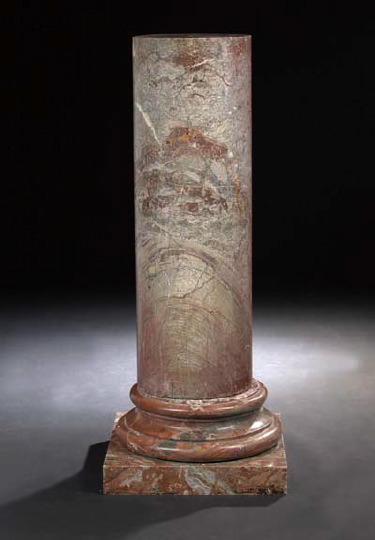 Appraisal: Attractive St Anne des Pyrenees Marble Pedestal of Doric form