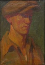 Appraisal: Alex Stern American early th Century Self Portrait Oil on