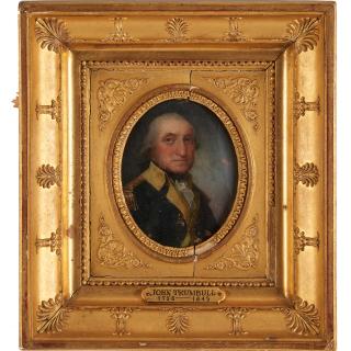 Appraisal: After John Trumbull cabinet portrait After John Trumbull cabinet portrait