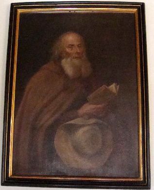 Appraisal: th Century Italian portrait of an old man reading o