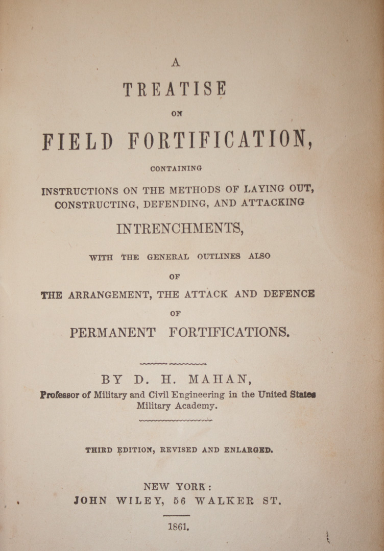 Appraisal: Civil War General's copy of military text D H Mahan