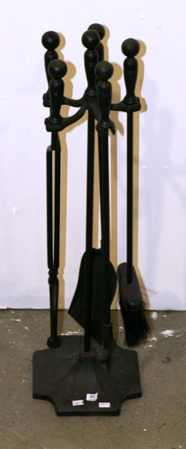 Appraisal: A set of fireplace tools