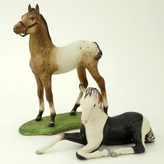 Appraisal: Two Cybis Bisque Porcelain Horse Figurines Two Cybis Bisque Porcelain