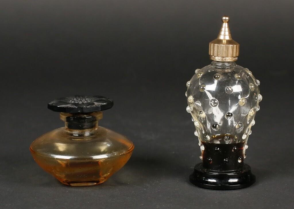 Appraisal: Caron Le Narcisse Noir and Poivre perfume bottles fl oz