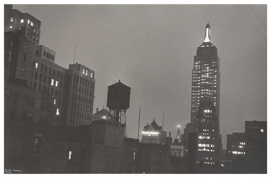 Appraisal: Ilse Bing - Empire State Building at Night New York