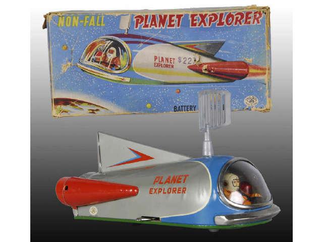 Appraisal: Japanese Battery-Op Planet Explorer Toy with Box Description Original box