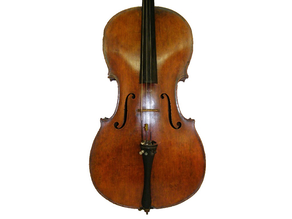 Appraisal: Late th century Mittenwald violoncello of the Neuner Hornsteiner School