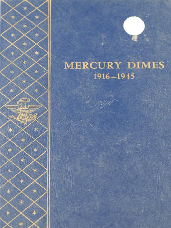 Appraisal: Mercury Dime Set pieces Only date missing is -D and