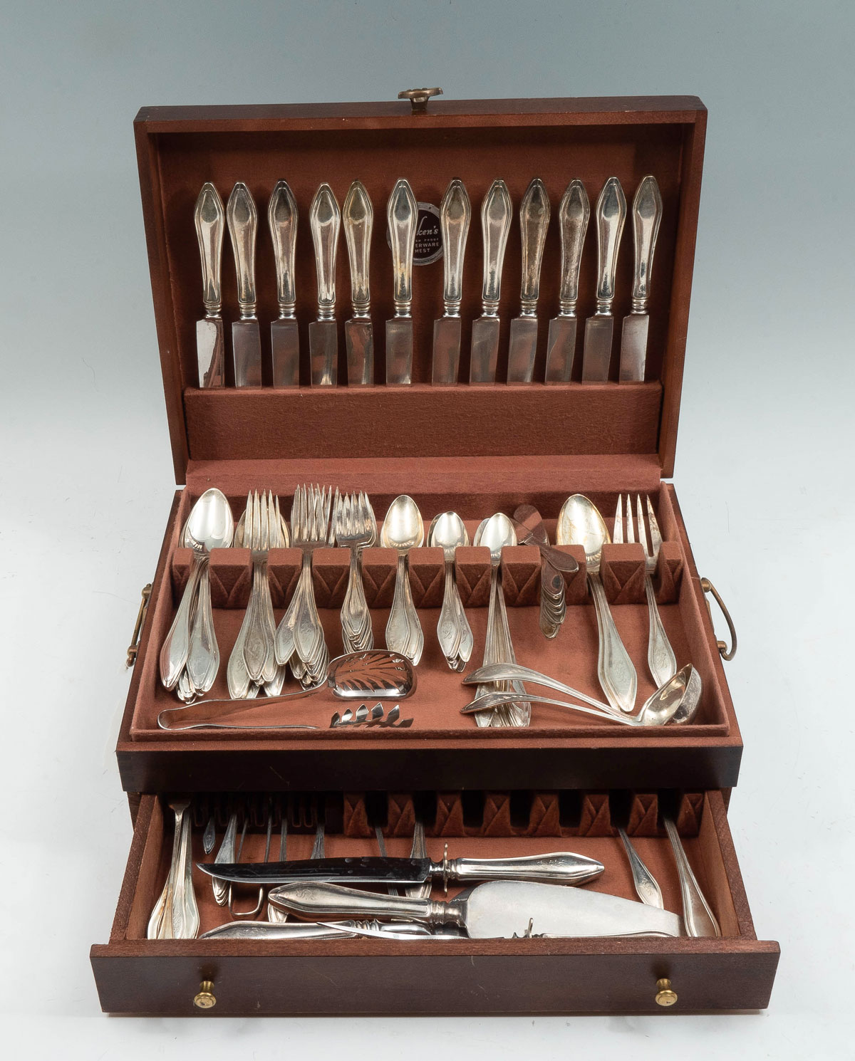 Appraisal: PC TOWLE ''MARY CHILTON'' STERLING FLATWARE Approx Troy ounces Comprising