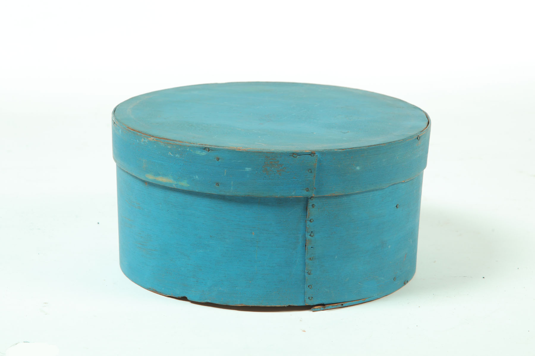 Appraisal: PANTRY BOX American nd half- th century Round bentwood with