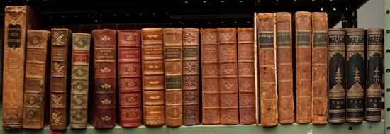 Appraisal: Books General Interest Eighteen leather-bound volumes including Horne ''Discourses Fifth