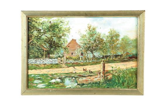 Appraisal: LANDSCAPE OF A COTTAGE AMERICAN SCHOOL LATE TH- EARLY TH