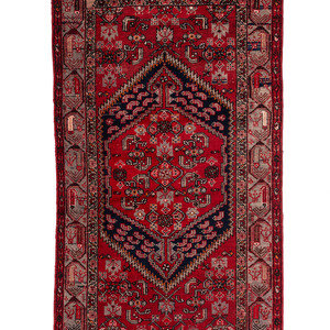 Appraisal: An Afghan Wool Rug Second Half th Century feet inches