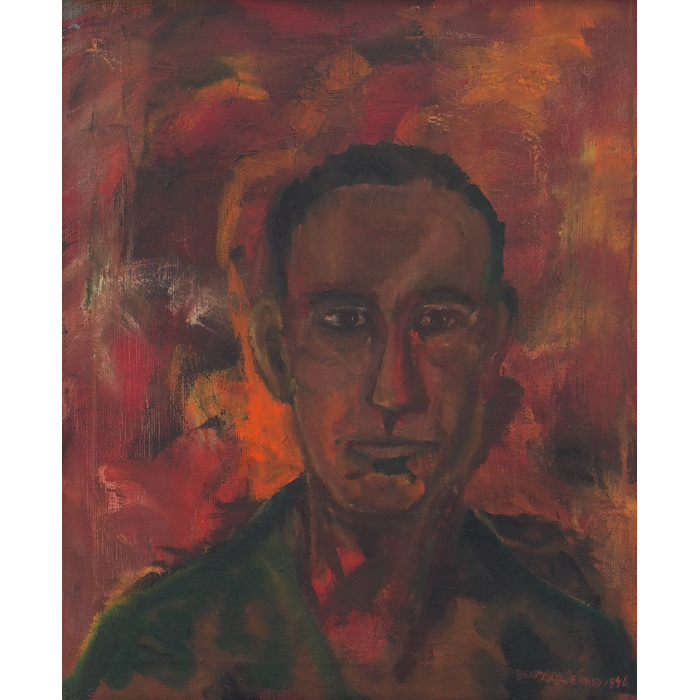 Appraisal: Beauford Delaney American - Portrait oil on canvas x signed