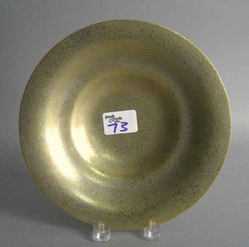 Appraisal: Tiffany Studios bronze bowl dia