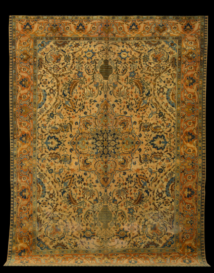 Appraisal: Antique Tabriz Carpet ' x '