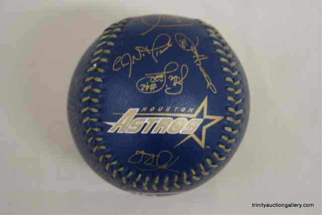 Appraisal: Astros Printed Team Signature BaseballThis is for a Houston Astros